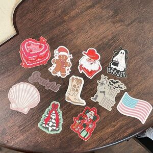 Lot of multiple Living Fully stickers.